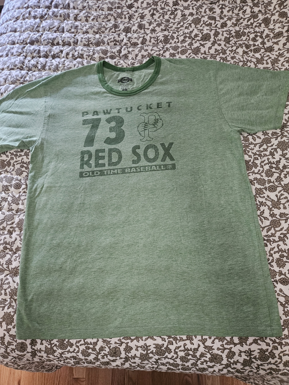 Red Sox Pawtucket Green Graphic T‑Shirt